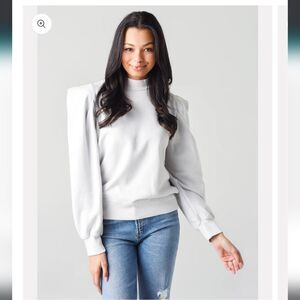 Agolde Folded Sleeve Sweatshirt